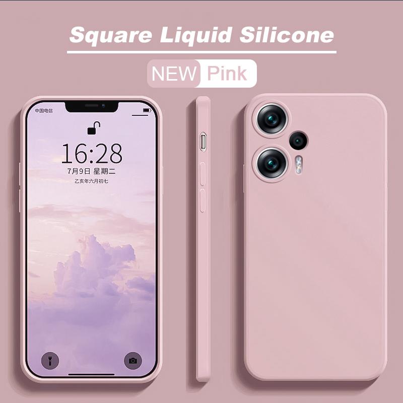 Для Poco F5 PocoF5 Pro Чехол Роскошный жидкий силиконовый чехол для телефона Xiaomi Poco F5 F 5 PocoF5 Pro Poco F5Pro Мягкая задняя крышка
