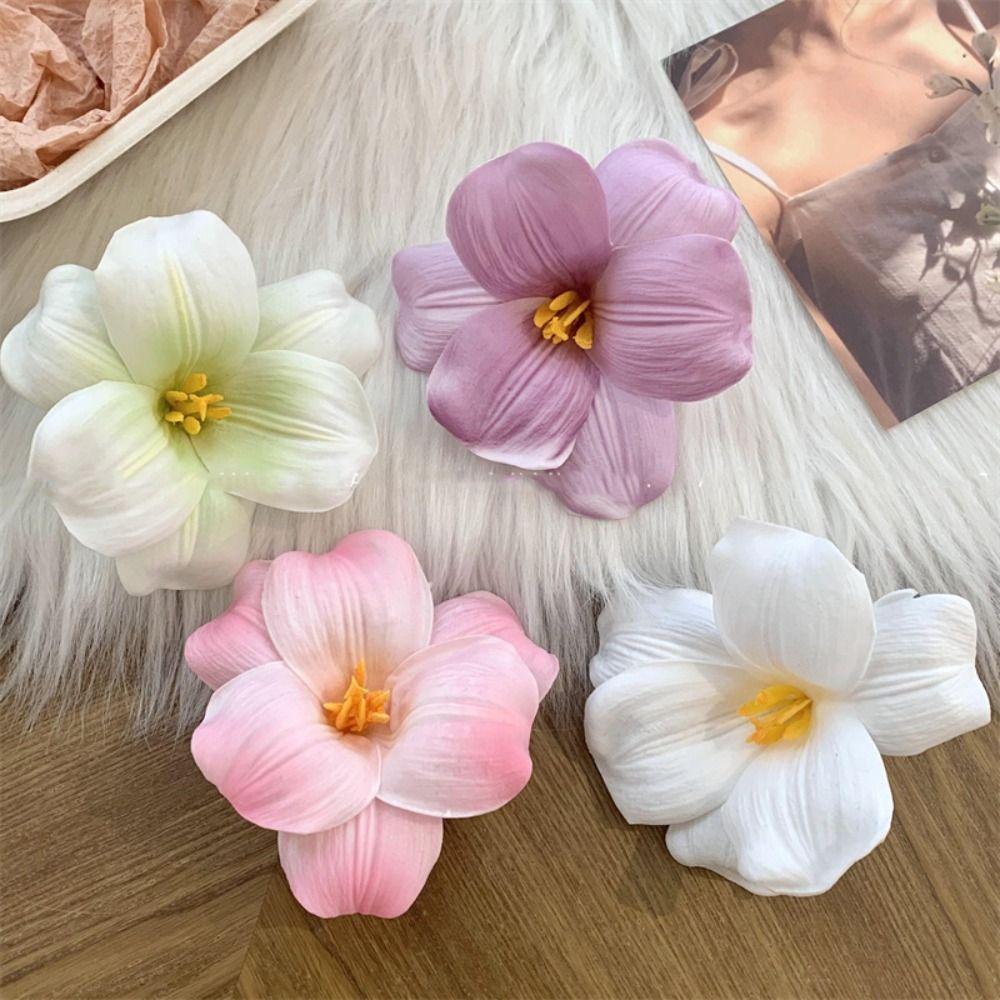 Korean Style Simulation Flower Hair Clip Bohemian Style Tulip Flower Hairpin Elegant Holiday