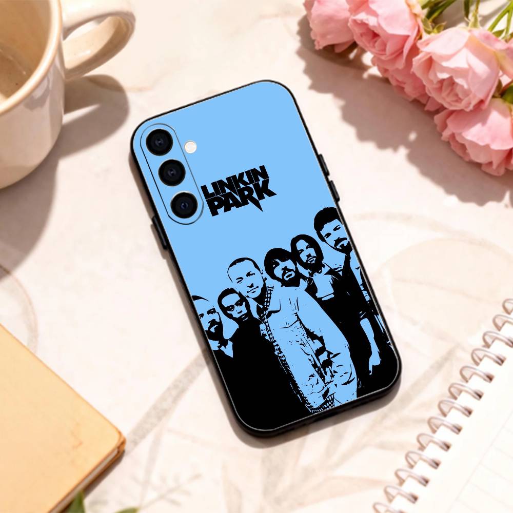 New Metal L-Linkin Park phone Case For Samsung Galaxy A73,A72,A71,A70,A53,A52,A51,Others Soft Black Shell