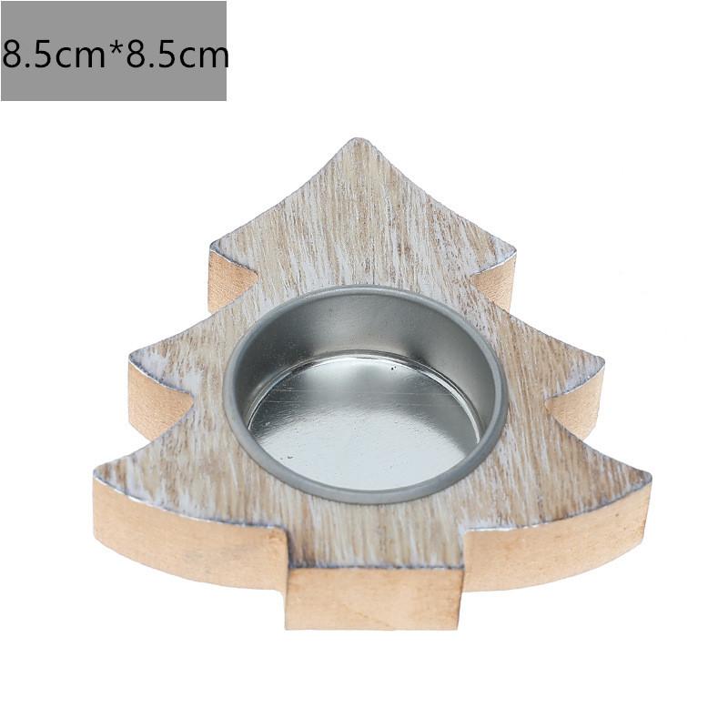 Подсвечник "Рождественская елка", Деревянная снежинка - центральный элемент для домашнего стола, Рождество Navidad Идея подарка на Новый год