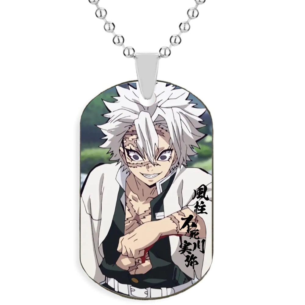 Аниме Убийца Демонов: Ожерелье с подвеской в виде персонажа Yaba, мужские и женские украшения для косплея