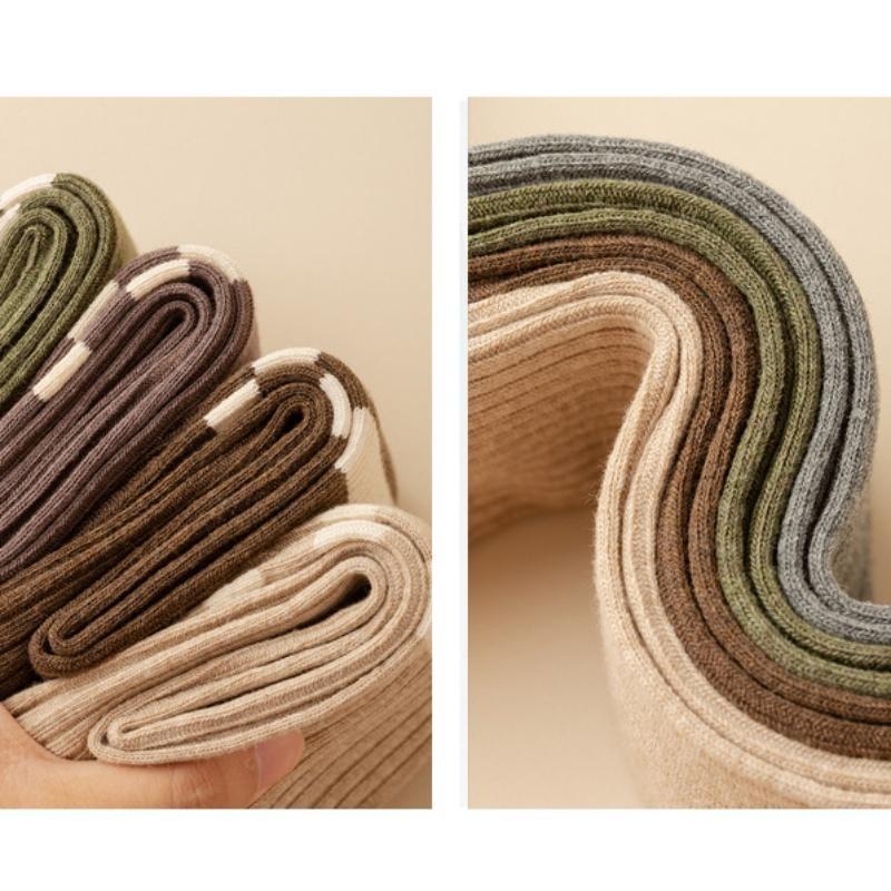 Хлопковые носки из телячьей кожи для женщин, японские носки JK, длина до колена, средние, модные, для девушек, студентов, в полоску, в стиле колледжа