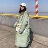 Зимний Толстый Свободный Пуховик Модная Длинная Стеганая Куртка Теплая Верхняя Одежда
