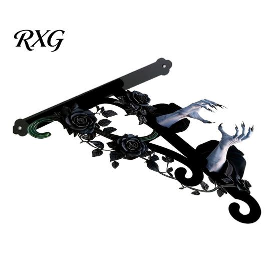 Durable Yard Decorations Wall Mounted Planter Hanger Hook, Animal Iron Hanging Plant Bracket, Creative Outdoor Decor Heavy Duty Holders for