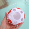 Football Shape Pen Holder Round Art Pen Storage Container  Desktop Stationery Organizer