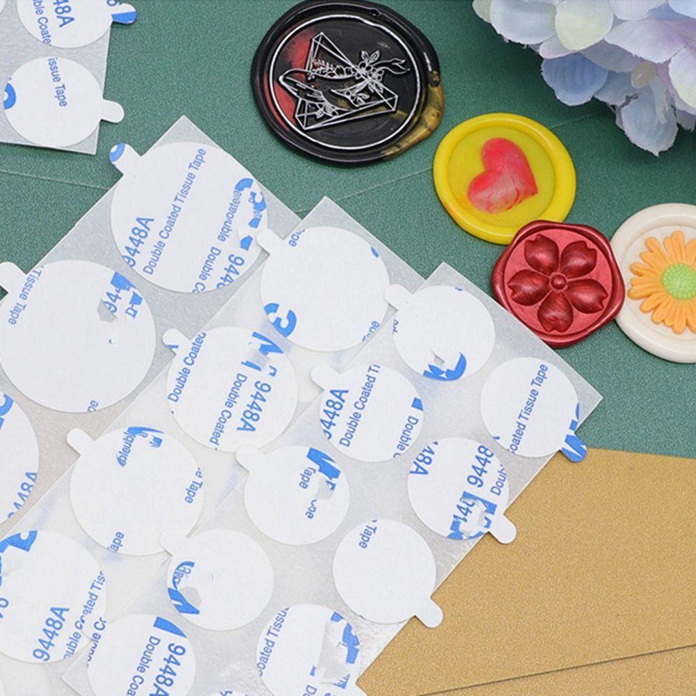 Festival Ultra-Thin Envelope Wedding Stamp Stickers Double-Sided Adhesive Wax Seal Sealing Seals