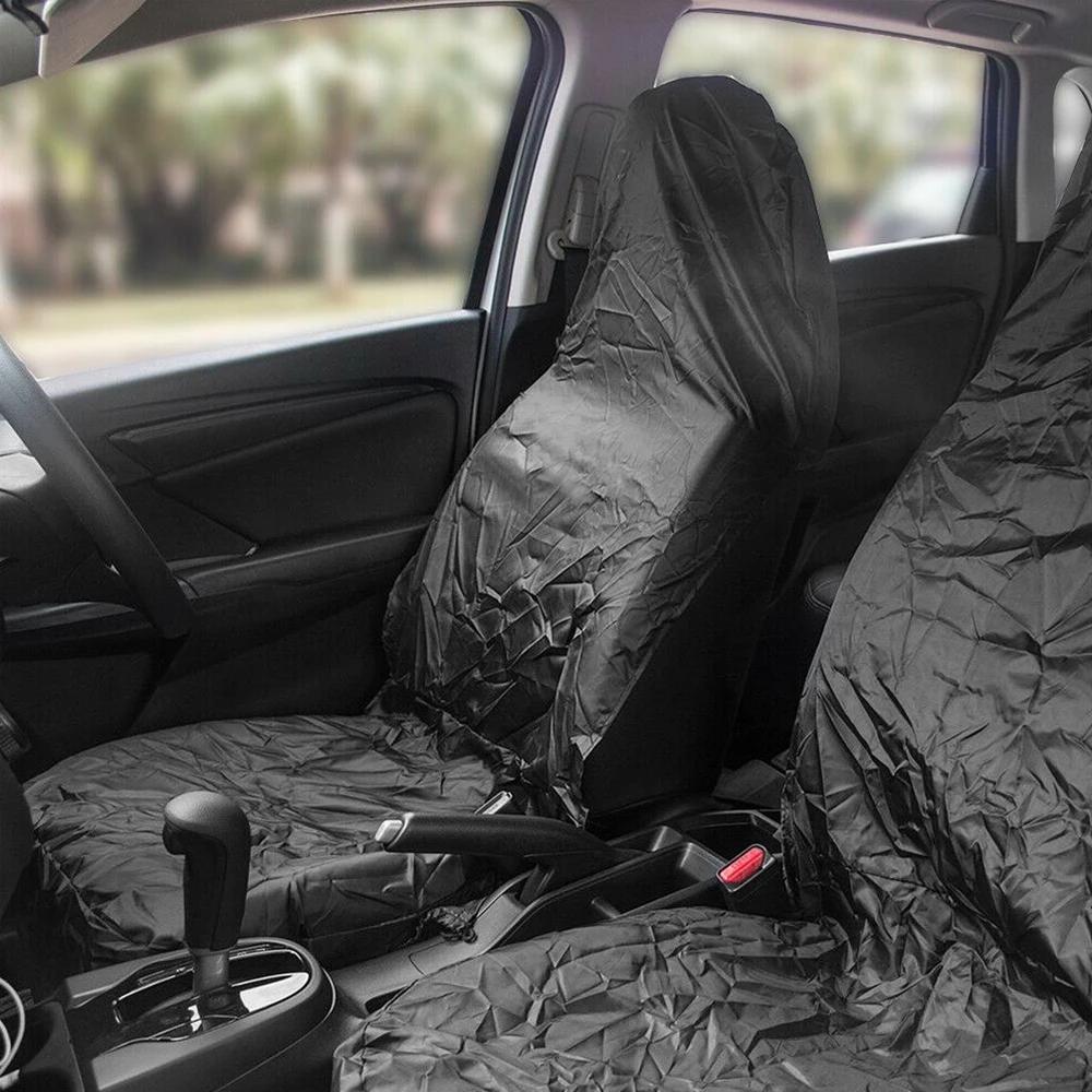 2 шт., чехлы для автомобильных сидений, универсальные защитные чехлы для автомобильных сидений, водонепроницаемые чехлы для автомобильных сидений, дышащие чехлы для подушек, автомобильные аксессуары