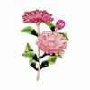 Women Fashion Jewelry Enamel Daisy Bouquet Brooch Flower Pin Full Dress Decor