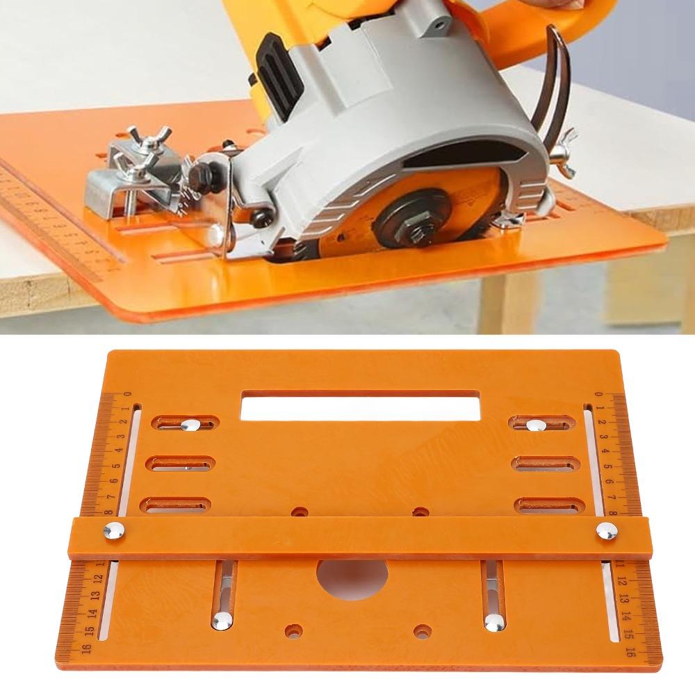 4 Inch Cutting Machine Base Plate 5mm Thickness Circular Saw Base Plate Woodworking