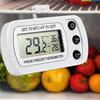 Refrigerator Thermometer with LCD Display Waterproof Freezer Fridge Thermometer with Max/Min Record High Precision Refrigerator Thermometer for Cooler