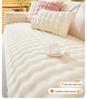 2024 Internet Celebrity Plush Sofa Cushion: Thick, Non-Slip Winter Sofa Cover with Backrest Seat Cover