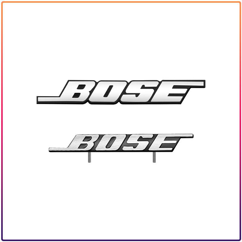 Bose Значок с логотипом-буквой алюминиевый 3D наклейки для автомобильной аудиосистемы Для bmw Dacia Alfa Romeo Lada Skoda Hyundai Infiniti Volvo Jaguar