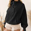 Женские толстовки с капюшоном Y2K Solid Hooded Sweatshirts Куртка на молнии с завязками Oversize Short Top Long Sleeve Hooded Shirt