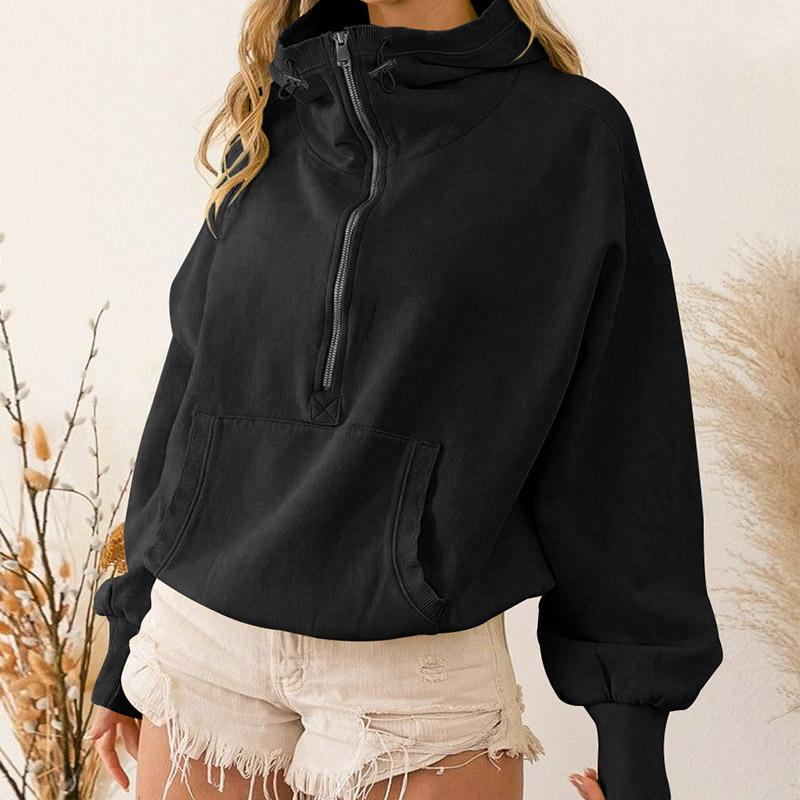 Женские толстовки с капюшоном Y2K Solid Hooded Sweatshirts Куртка на молнии с завязками Oversize Short Top Long Sleeve Hooded Shirt