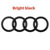 ABS Передняя решетка двигателя логотип на багажник для Audi A1 A3 A4 B5 B6 B7 B7 A5 A6 C5 C6 A7 A8 Q2 Q3 Q5Q7 S3 RS3 S4 RS4 S7 автомобильные аксессуары