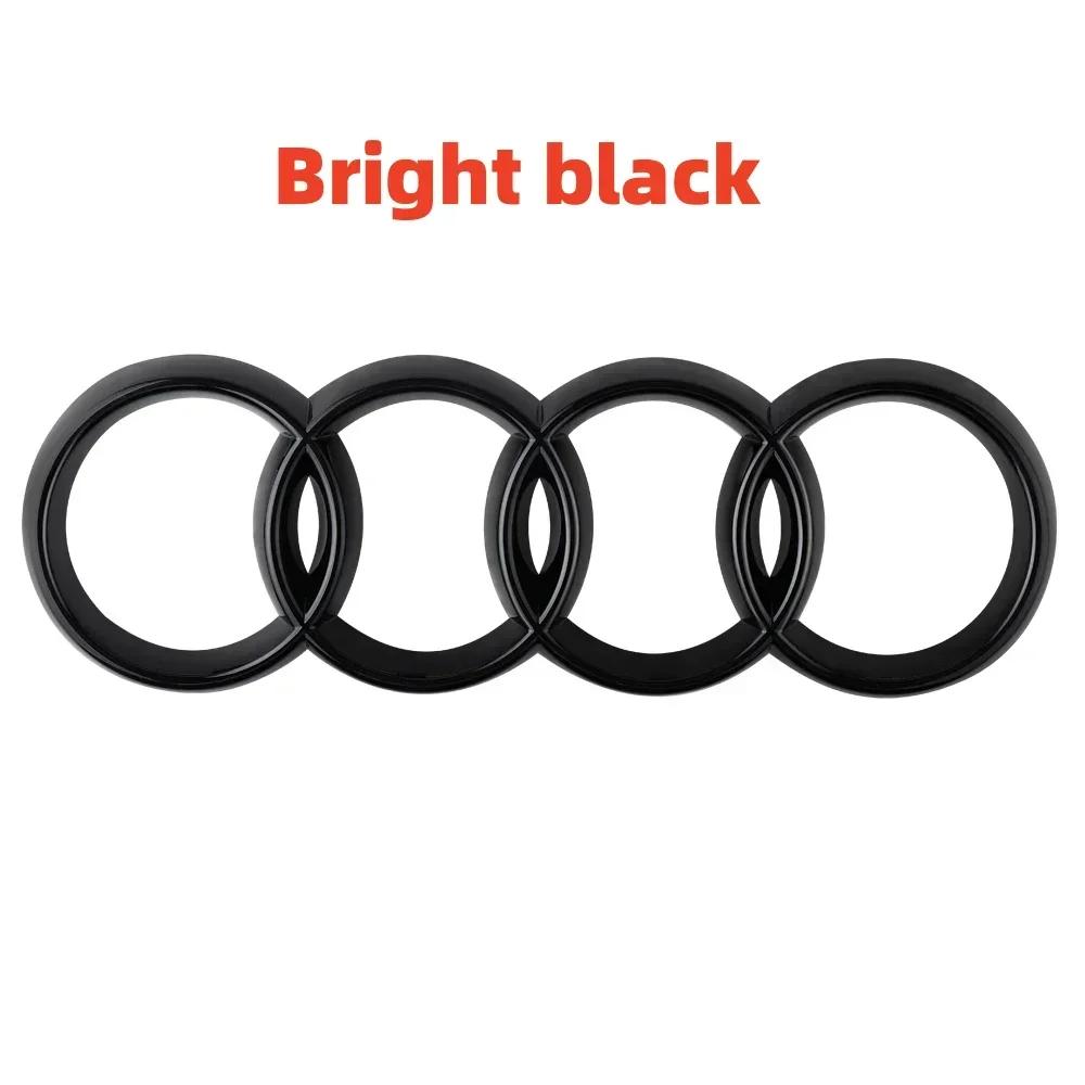 ABS Передняя решетка двигателя логотип на багажник для Audi A1 A3 A4 B5 B6 B7 B7 A5 A6 C5 C6 A7 A8 Q2 Q3 Q5Q7 S3 RS3 S4 RS4 S7 автомобильные аксессуары