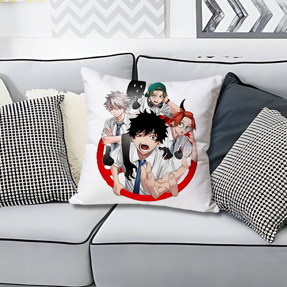 Manga PPhantom Busters Various Sizes Square Pillow Case For Car Home Bedchamber Decor Custom Valentine gift