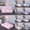 Flower Print Soft Pillow Cases Slowly Rebound Memory Foam Space Pillow Cases Neck Memory Pillow Case Latex Pillowcase 40*60cm