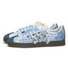 adidas VL COURT 2.0 Планировщик Любви, Сине-голубые Низкие Скейтбордические Кроссовки Унисекс Синие ID6015(Команда1210-)