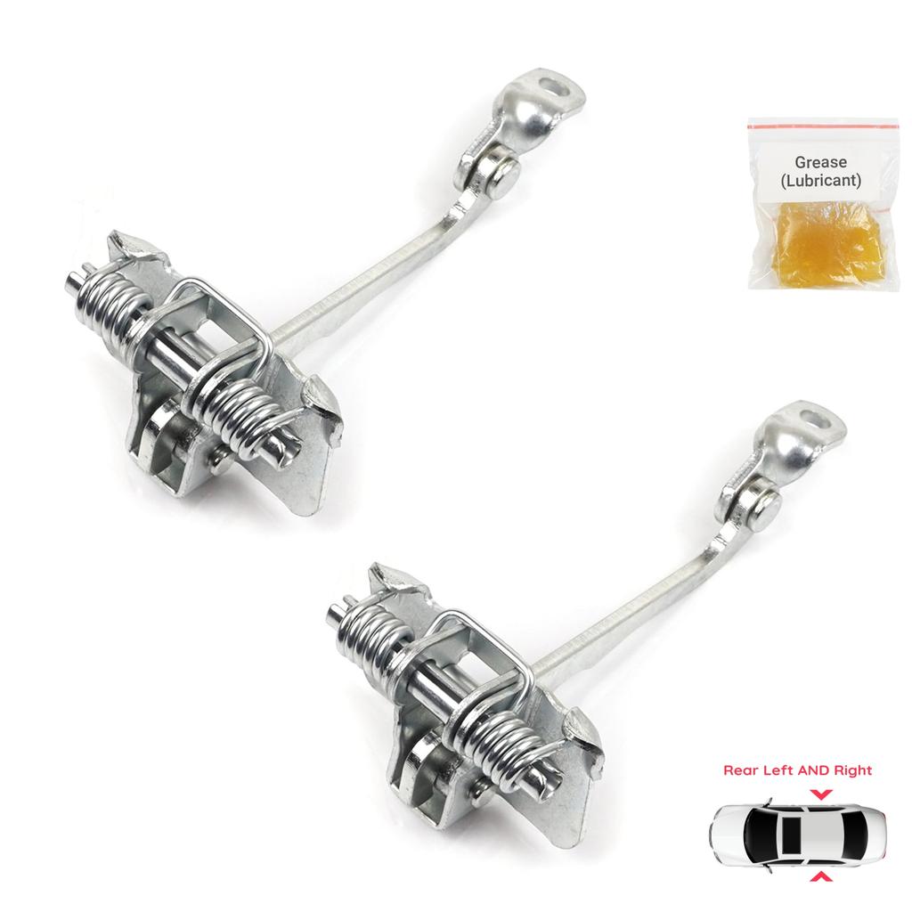 EDP1264-1 2 Pieces Rear Door Hinge Stop Check Strap Limiter 7700828428 for Renault Megane MK1 1996-2003