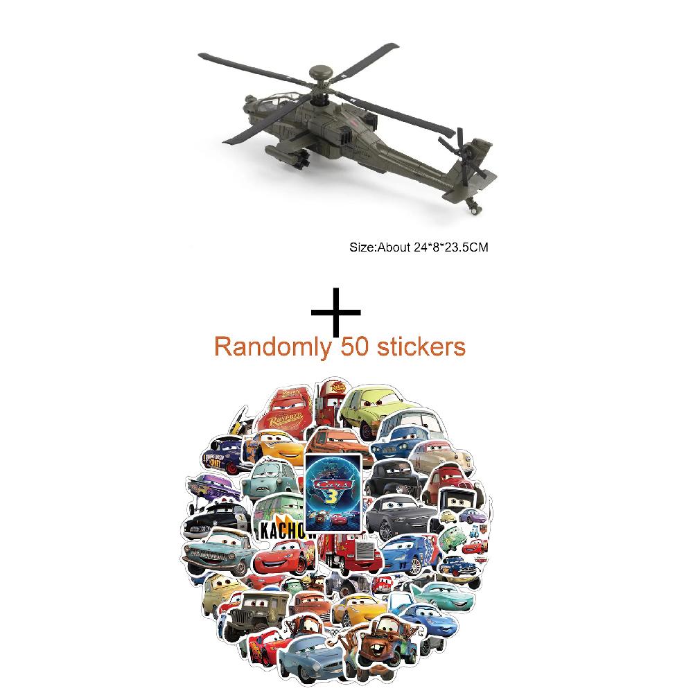 Масштаб 1:32 AH-64A Модель самолета Игрушечная машинка Литье под давлением Металл Звук Свет Вращающееся хвостовое оперение Модели истребителей Подарки на фестиваль для мальчиков