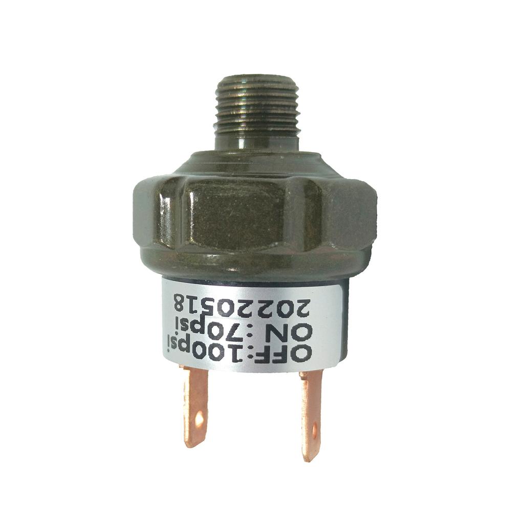 Реле давления воздуха, тип крепления на баке 1/4 дюйма NPT 145-175 фунтов на квадратный дюйм/1/8 дюйма NPT 70-100 фунтов на квадратный дюйм 12/24 В для поезда/воздуха