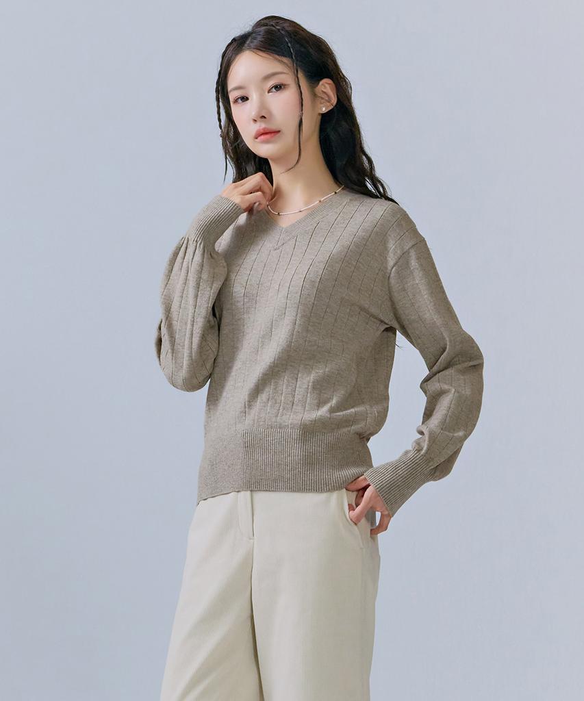 CHASECULT Women'S V-Neck Crop Sweater-Cfrg5262C08