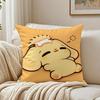 Art illustration of lying puppy Cushion Cover Linen Pillowcase Soft  for Sofa Bed Home Room Decor