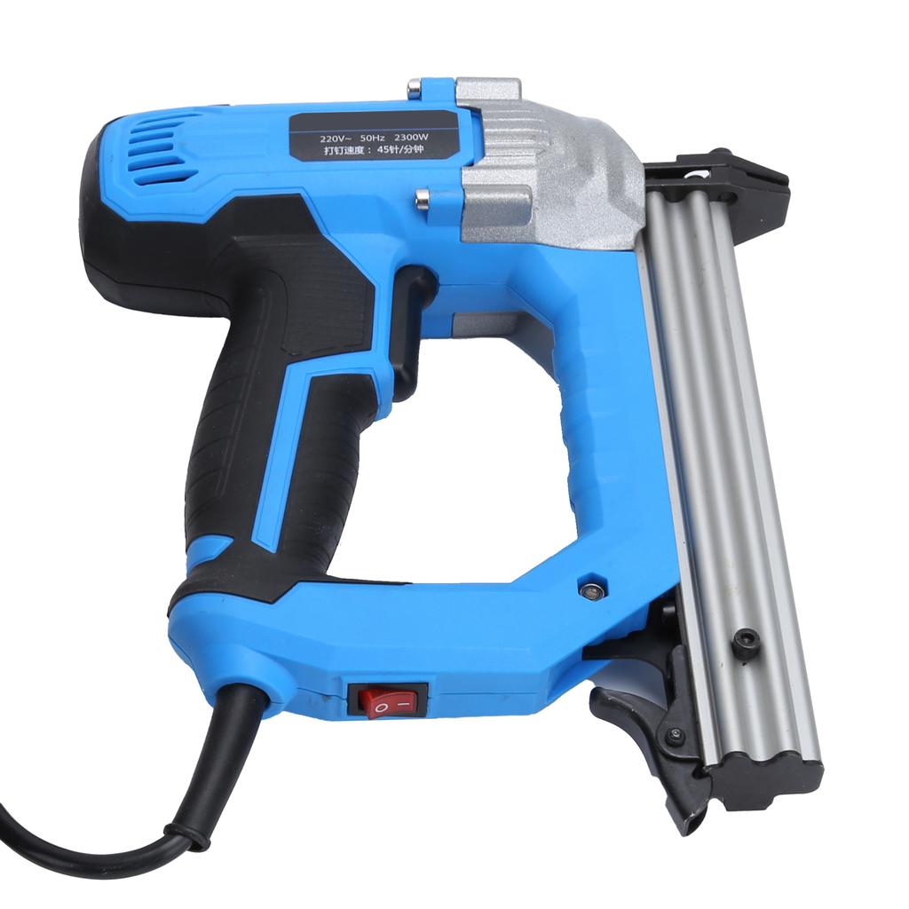 2.3KW Electric Nailer Stapler Straight Nail Staple Guns Woodworking Tool