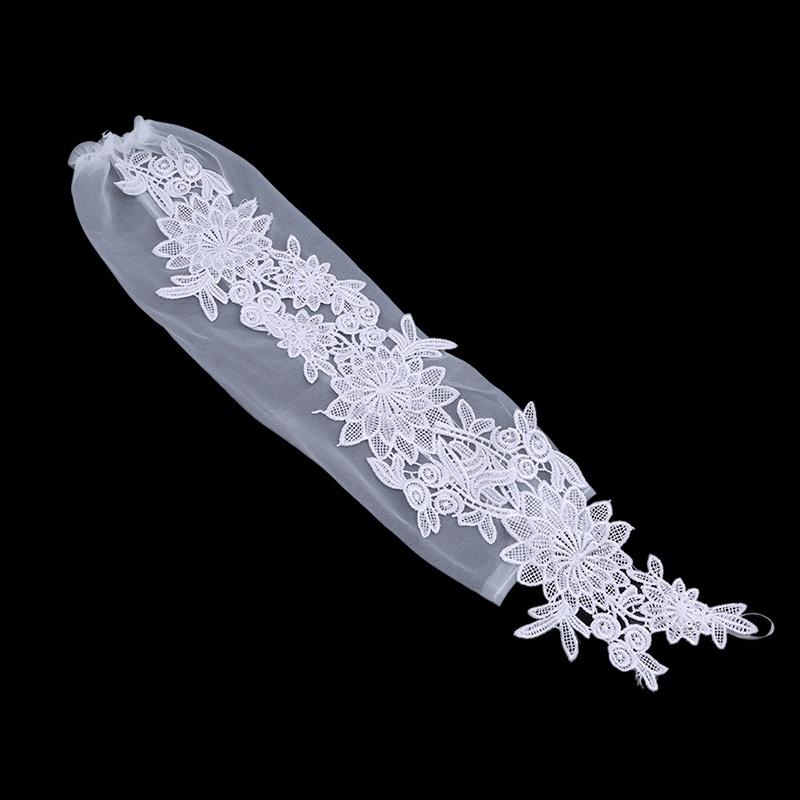 Banquet Etiquette Gloves Long Lace Hollowed-out Dress Gloves