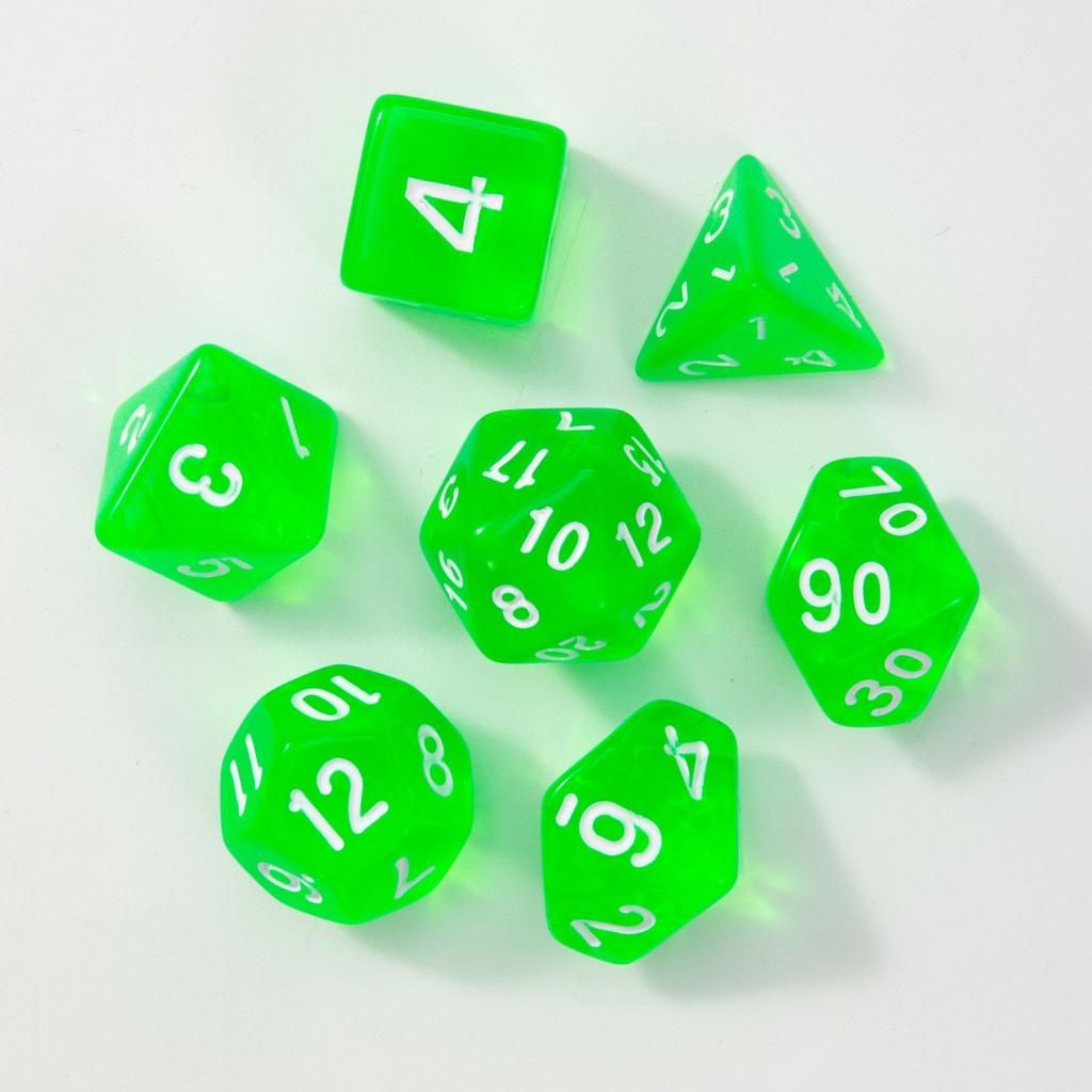 7 шт./лот, многогранные игральные кости из смолы D&D D4 D6 D8 D10 D% D12 D20, многогранные игральные кости TRPG, настольные игры