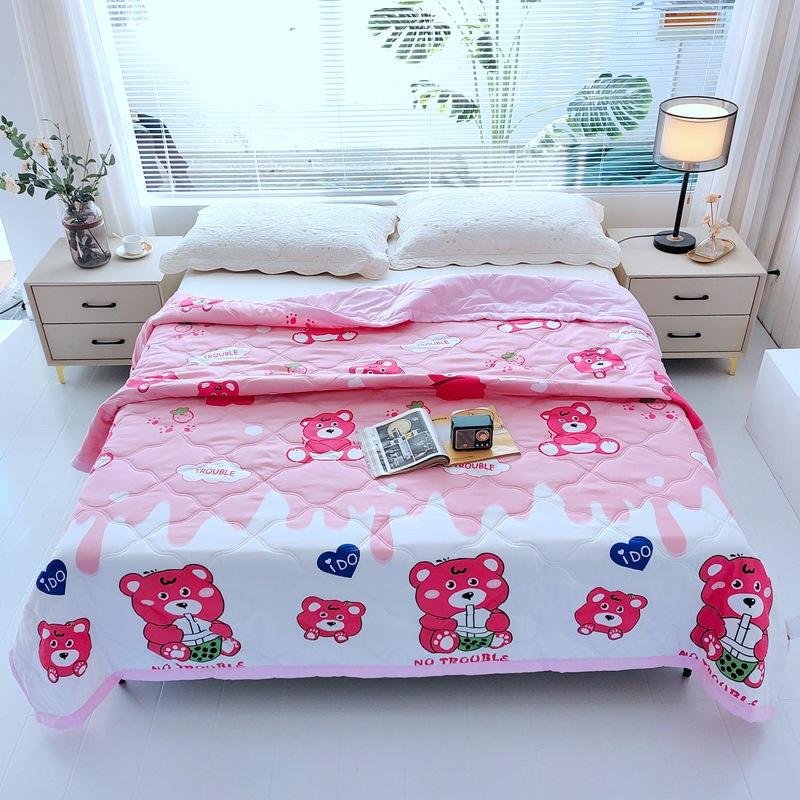 Летнее тонкое одеяло, новое одеяло для кондиционера, подарок, приятный к коже стиранный хлопок, летнее прохладное одеяло