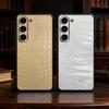 Чехол для телефона из крокодиловой кожи для Samsung Galaxy A13, 21s, 22, 31, 32, 52, 53, 71, 72, 73, Мягкий черный чехол