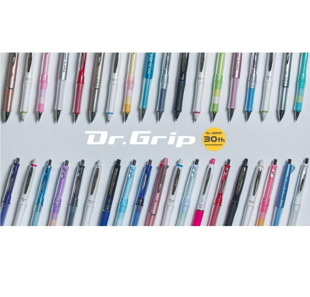 [Ограниченная серия] Механический карандаш Pilot Doctor Grip 30 цветов Серия Премиум-цветов к 30-летию Синий Серебристый