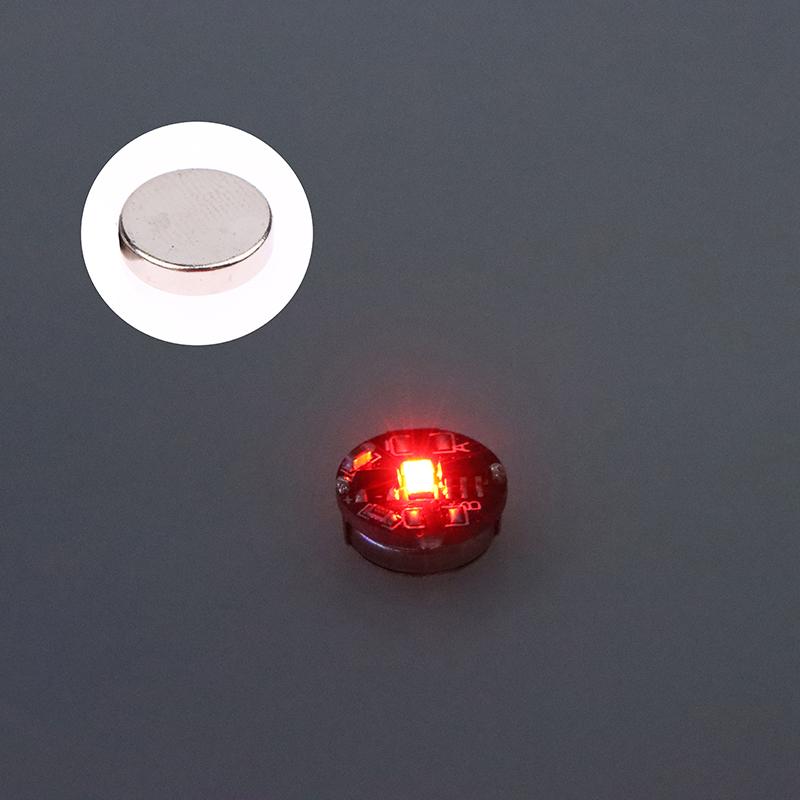 1 шт. светодиодный магнетронный свет моделирование светодиодный яркий беспроводной светильник игрушки модель магнитная индукция управление переключатель огни + батарея