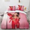 Трехпредметный комплект постельного белья с 3D цифровой печатью Arianagrande, домашний текстиль, четырехпредметный комплект