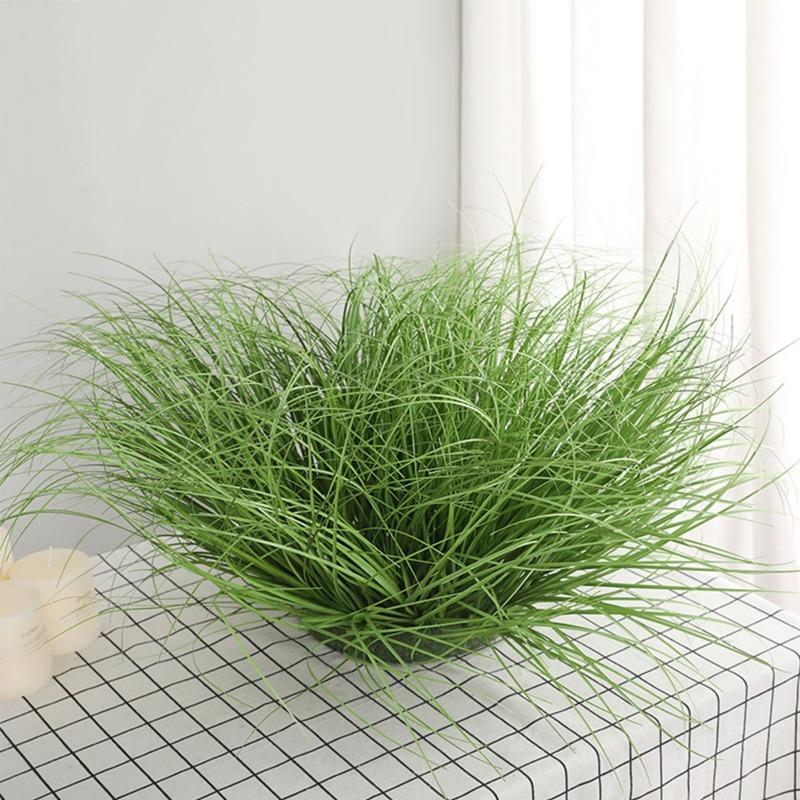 10 шт. имитация одного одуванчика, искусственная зелень, украшение для дома, искусственная трава, имитация растений в помещении, имитация стены, зеленый лук, уличный декор