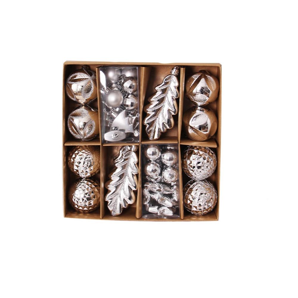 40 шт. Нежные шары неправильной формы Водонепроницаемая подвеска для украшения рождественской елки Свадьба
