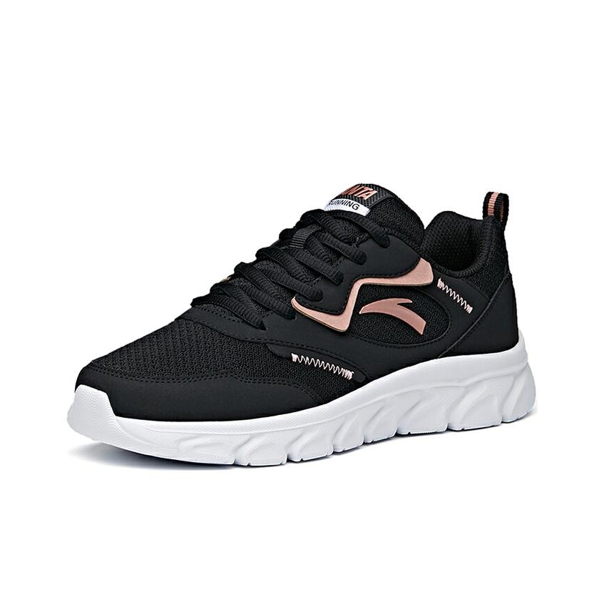 Anta Кроссовки Running Series Non-Slip, износостойкие, низкие, женские, кроссовки, черные, розово-золотые 922125527-8