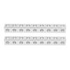 2шт 3106?0009?0072 Роботизированная конструкция, квадратная балка, аксессуар, 9 отверстий 8 x 8 x 72 мм