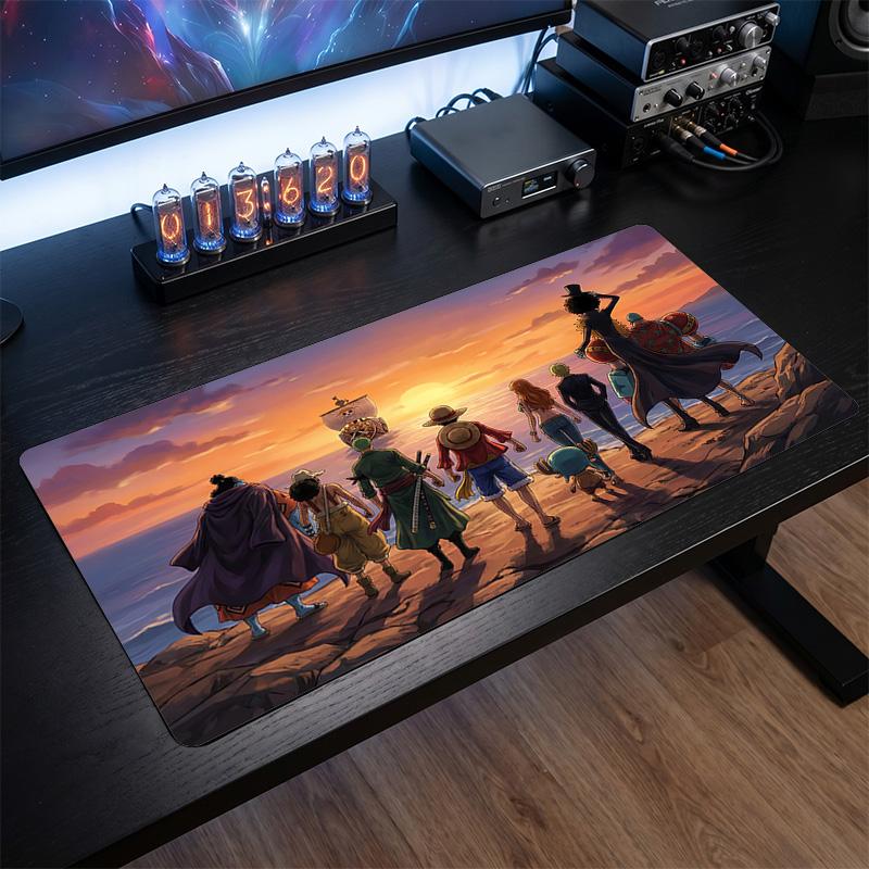 One Piece Printed Mouse Pad Non-Slip Waterproof Rubber Desk Mat for Gaming Office Laptop Home Decor Gift