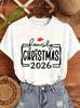 Family Matching Christmas T‑Shirt 2026 Christmas Crew Making Memories Together Graphic Tee Xmas Family Party Gift Tops
