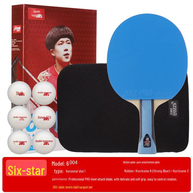 DHS Table Tennis Racket - Beginner To Pro Level, Horizontal & Vertical Orientation