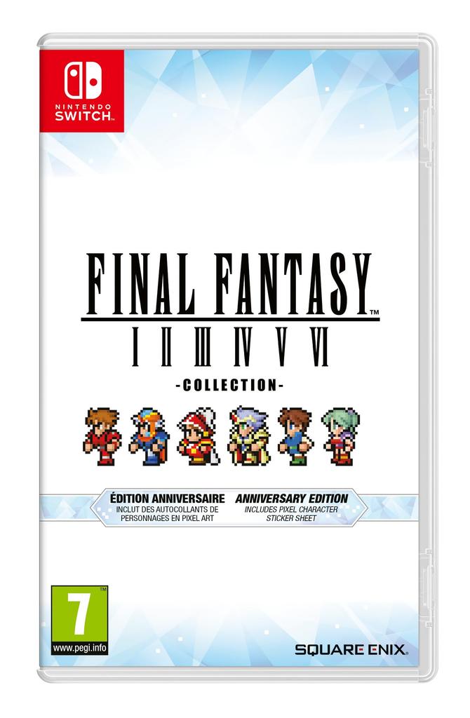 Nintendo Switch Final Fantasy Pixel Remaster Collection Anniversary 2D Pixel Final Fantasy Collection Anniversary Edition Включено программное обеспечение Импортировано