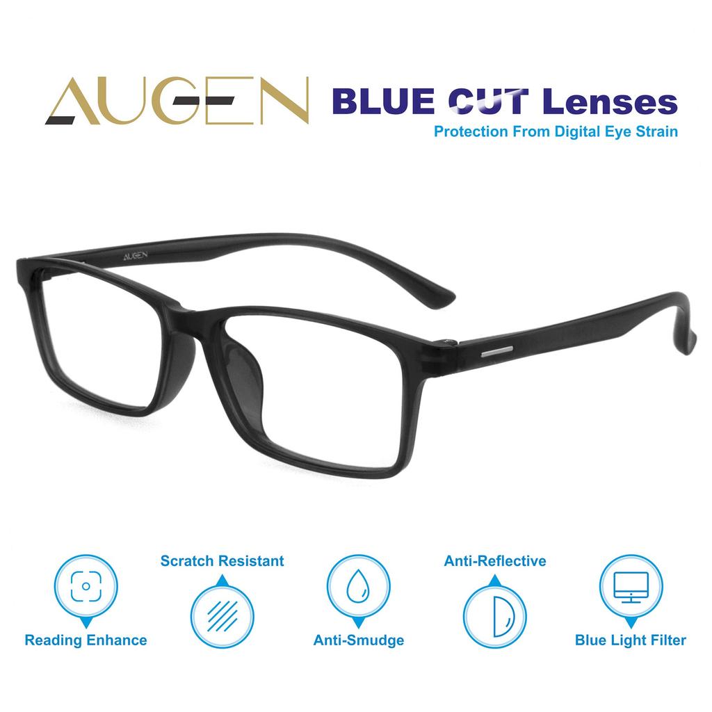 Очки AUGEN By Visions India Унисекс с линзами Blue Cut и покрытием против бликов, которые защищают глаза от синего света от компьютера, мобильного телефона, планшета
