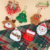 Christmas Plush Keychain Pendant: Holiday Jewelry Accessories & Small Gift