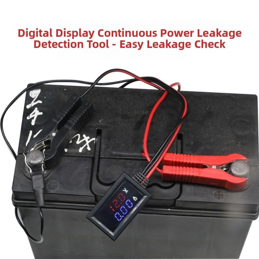 Digital Display Vehicle Battery Leakage Detector Automotive Circuit Tester  Automotive Diagnostics