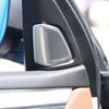 Для BMW X5 F15 2014-2018 Нержавеющая сталь Серебристый Накладки на твитеры динамиков аудиосистемы автомобиля Наклейки Декор Внутренние автомобильные аксессуары