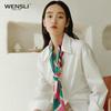 WENSLI 100% Mulberry Silk Square Scarf