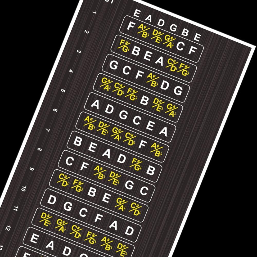Learning Accessories Guitar Fretboard Stickers Practical Note Stickers New Label For Kids